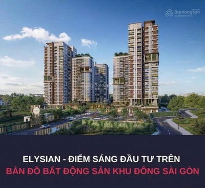 ELYSIAN THỦ ĐỨC _ GIỎ HÀNG NỘI BỘ CK ĐẾN 1X% _ TT 150TR SỞ HỮU NGAY CĂN HỘ _ TẶNG 5 NĂM PHÍ QLY
