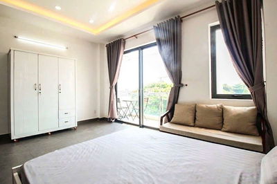 🏢Gần ĐH Văn Lang - 50m2 - 2PN Riêng - 1PBếp - BanCông - Full Nội Thất