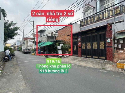 HẺM 919/ HƯƠNG LỘ 2 RỘNG 12M - 4M7 X 19M - XÂY DỰNG TỰ DO