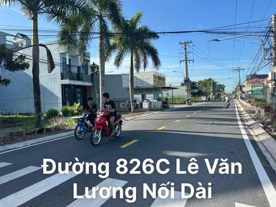 LÔ GÓC . MẶT TIỀN ĐƯỜNG ĐT826C LÊ VĂN LƯƠNG NỐI DÀI