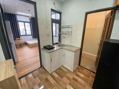 Cho thuê căm hộ 1PN lớn - Nội thất đầy đủ - Máy giặt riêng