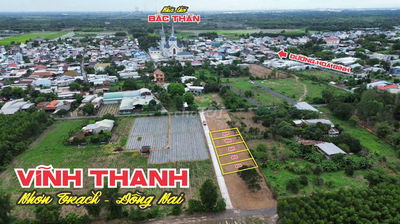 Đất đẹp đầu tư tại xã vĩnh thanh full thổ cư gần cầu Phú Mỹ 2 và Đ.25C