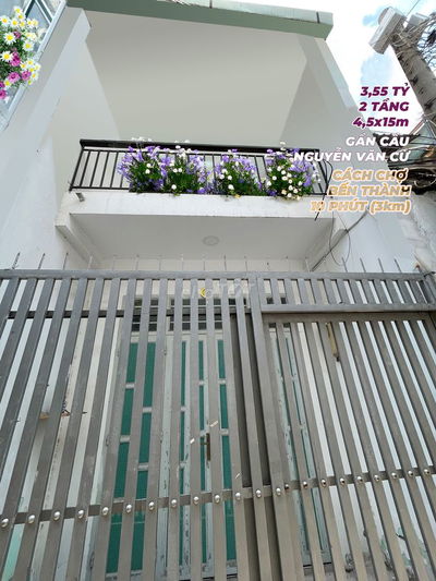 CHỈ 3,75 TỶ (65 Tr/m2) 2 TẦNG 4,5x15m (57m2) CHÂN CẦU NGUYỄN VĂN CỪ Q8