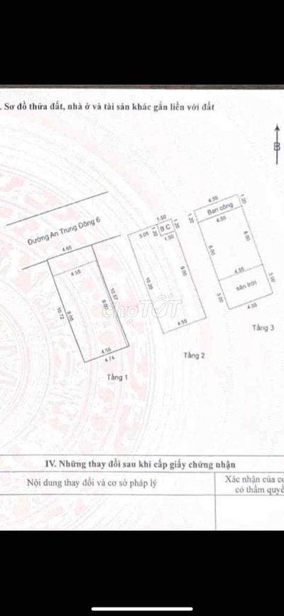 Bán nhà 3 tầng 9 An Trung Đông 6