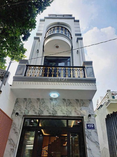 Mình bán nhà mới xây mặt tiền đường phan cát tựu 4 tầng vào ở ngay