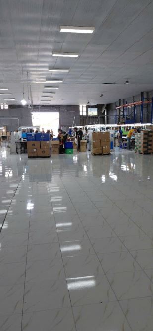 Cho thuê kho xưởng 1800m2 giá 100tr TP Thuận An, Bình Dương HCM.