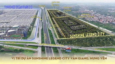 SUNSHINE LEGEND CITY - VĂN GIANG GIÁ CHỈ TỪ 4.X/M2. SỔ HỒNG LÂU DÀI, FULL NỘI THẤT, HTLS 0% 5 NĂM