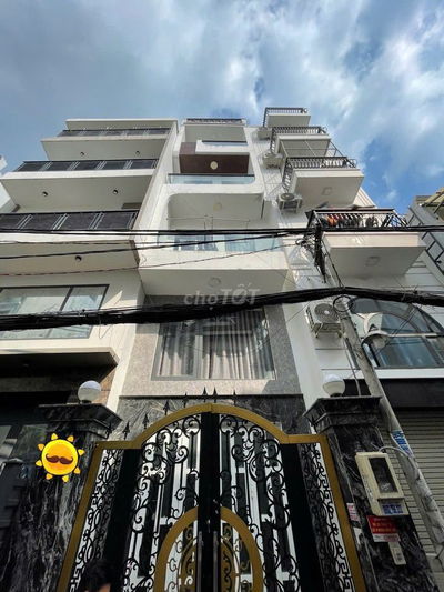 🏢 BÁN GẤP CHDV 6 Tầng 52m² Nở Hậu 4.9m – Hẻm Xe Hơi – Thu 68tr/Tháng 💎