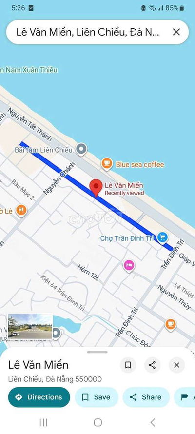 Bán đất mặt biển hòa minh đà nẵng 72m mặt tiền 6,33 giá 4,9 tỷ