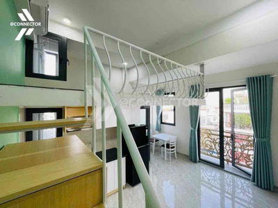 duplex ban công - máy giặt riêng - gác cao rộng