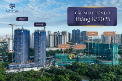 CĐT GAMUDALAND CHÍNH NHẬN BOOKING ĐỢT CUỐI DỰ ÁN EATON PARK - THÁP COVE & THÁP LAGOON