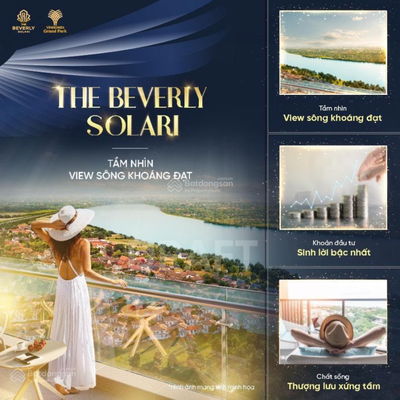 Độc quyền căn 2PN Solari view sông giá rẻ chỉ 3,16 TỶ. CK đến 17,3%, tặng 8 chỉ vàng + gói Nội Thất