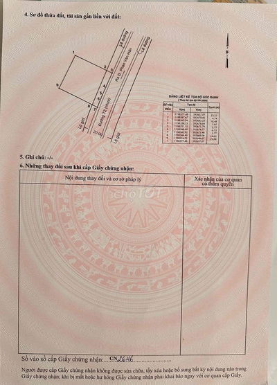 chính chủ cần bán đất mặt tiền