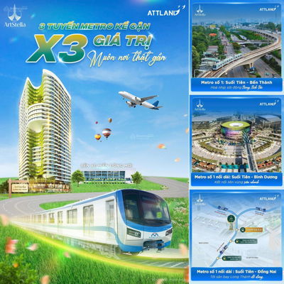 Căn hộ Art Stella chuẩn cao cấp, ngay ga metro suối tiên , không gian sống xanh giữa lòng TP. HCM