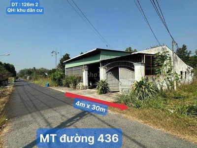 🏡 Bán Nhà Mặt Tiền Đường 436 – Xã Phú Hoà Đông