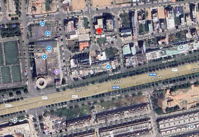 CHO THUÊ ĐẤT MẶT TIỀN ĐƯỜNG NẠI NAM 8 - NẠI NAM 5, 400m2, ngang 21m