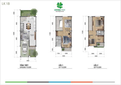 Nhà phố 1 trệt 2 lầu Lovera Park - Hoàn thiên bên ngoài - Giá 6,7 tỷ