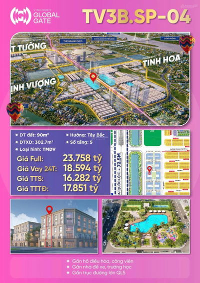 Shophose sẻ khe 3 mặt thoáng Hàng Chủ Đầu Tư vị trí đẹp dễ cho thuê kinh doanh thuận lợi .
