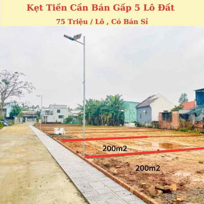 Còn 4 lô liền kề giá tốt chính chủ 75tr