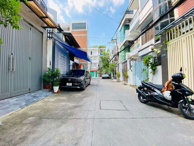XE HƠI NGỦ TRONG NHÀ - Bình Thạnh - 4 Tầng - Sát Q1