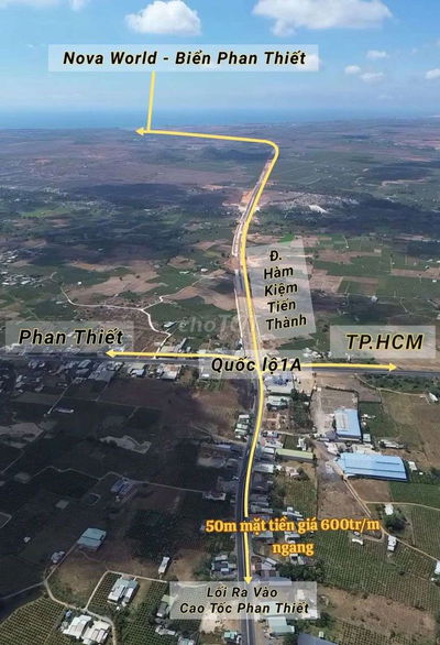 80m mặt tiền nhựa gần biển Novaland Phan Thiết chủ kẹt quá bán lỗ