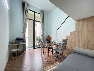 Căn hộ mới khai trương phòng mới 100% -gác cao 2m tại KDC Hin Lam Q7