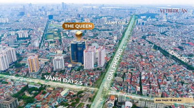 Căn hộ cao cấp The Queen 360 Giải Phóng - Ưu đãi nhận booking chỉ 100 triệu, chiết khấu đến 9,5%