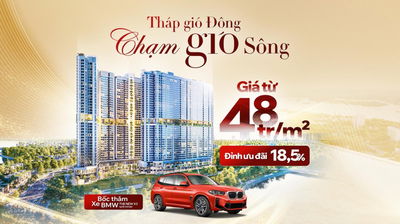 Giỏ hàng độc quyền, View sông Panorama 270, ga Metro đến tận nơi. CK 18,5%. Cơ hội trúng xe BMW