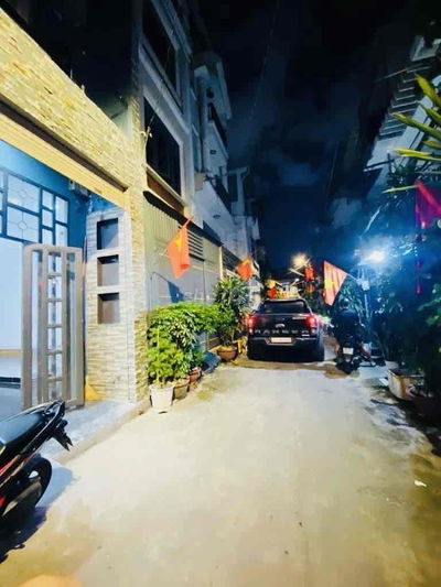 BÌNH THẠNH HXH THÔNG NHÀ 4 TẦNG 4PN SỔ NỞ HẬU HẺM AN NINH