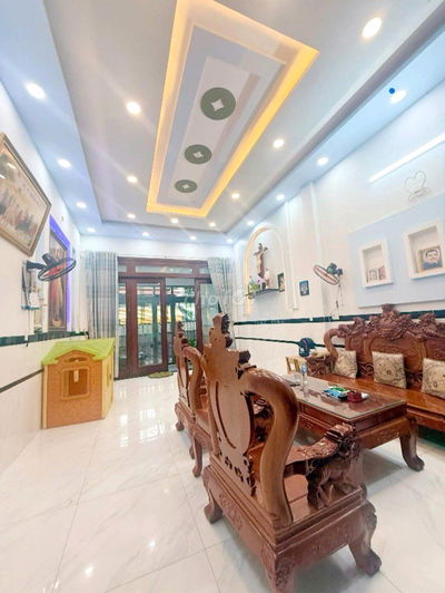 Nhà An Lạc,Võ Văn Kiệt,Thiết Kế Hiện Đại,4.5x13,Nở Hậu 70m2,Nhỉnh 4 Tỷ