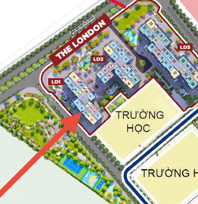 Căn shop chân đế toà London 1, mặt sảnh, mặt đường tại Vinhomes OCP, được vay 70% miễn gốc lãi.