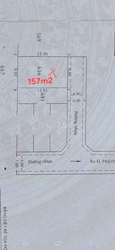 160m2 đất XD Biệt Thự, đường nhựa 7m, cách Huỳnh T Phát 30m Nhà Bè