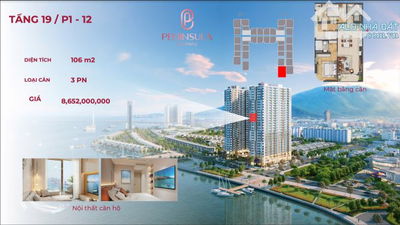 Căn góc hoa hậu 3PN siêu hiếm view trực diện sông Hàn, ngắm pháo hoa cực đỉnh tại ban công