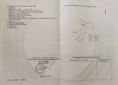 Chính chủ bán đất full thổ cư 81m2 ở Cần Đước giá rẻ nhất thị trường