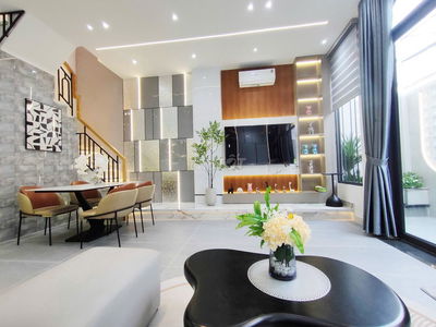 Nhà 5.2x9m sổ CN 46m2 xây mới 4 tầng HXH Lê Văn Thọ Gò Vấp 6.58 tỷ