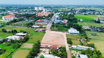 Bán đất nền gần dự án Vinhomes Hậu Nghĩa, 219m2,SHR
