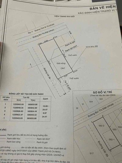 Đất 2 Mặt Tiền Phạm Văn Cội