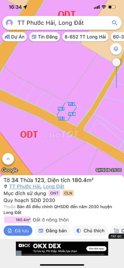 BÁN ĐẤT LONG MỸ CÁCH BIỂN 3KM, MẶT TIỀN NHỰA 10M