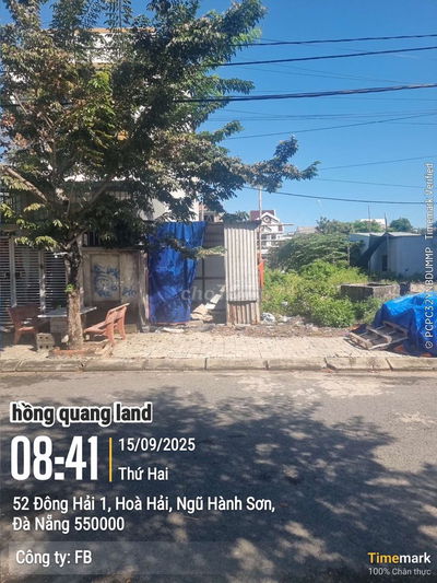 BÁN LÔ ĐẤT ĐƯỜNG ĐÔNG HẢI 1 VIEW CÔNG VIÊN