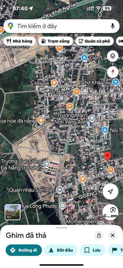 Bán lô đất kiệt Hoà Quý , gần trường cao đẳng và làng đại học