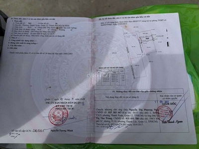 BÁN ĐẤT ĐƯỜNG THẠNH XUÂN 25.SỔ RIÊNG
