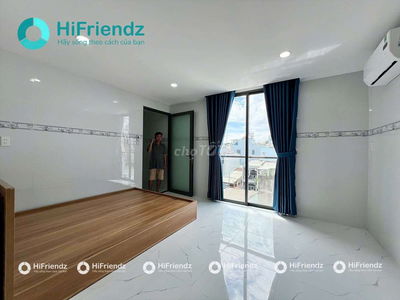 CHO THUÊ STUDIO BAN CÔNG FULL NỘI THẤT NGAY CÔNG VIÊN LÀNG HOA GÒ VẤP