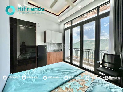 STUDIO BAN CÔNG FULL NỘI THẤT ĐẸP MÊ LY THUẬN TIỆN DI CHUYỂN CÁC QUẬN