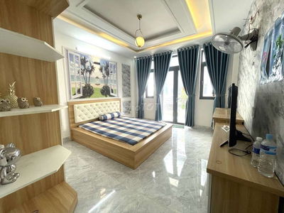 HẺM XE HƠI - 5 TẦNG BTCT - NHÀ MỚI TẶNG FULL NỘI THẤT🌺🌺