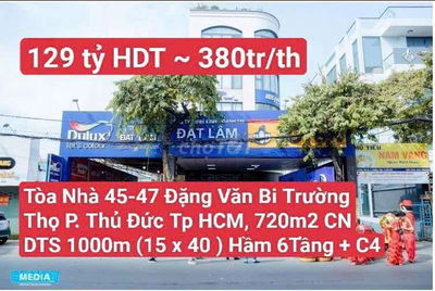 Tòa nhà Góc 2MT Số 45-47 Đặng Văn Bi, Trường Thọ P. Thủ Đức Tp HCM