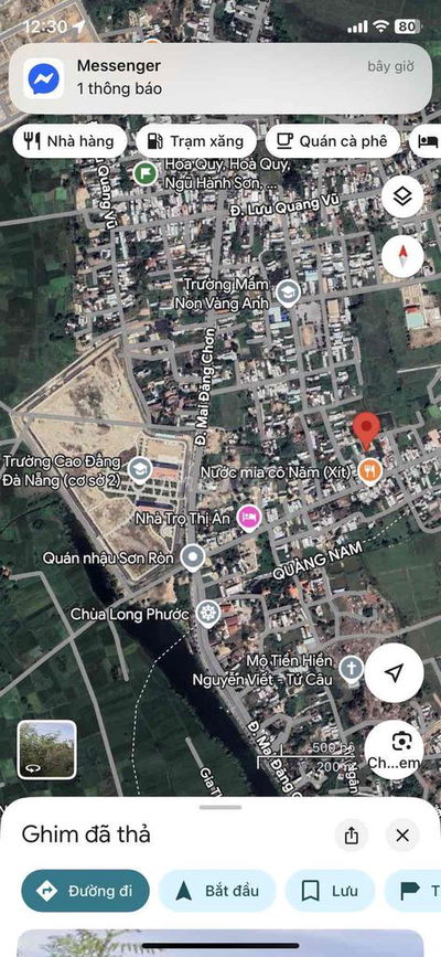 Bán lô đất kiệt Hoà Quý , gần trường cao đẳng