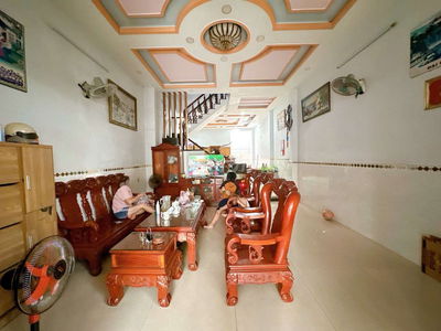 Nhà phố SHR 5m x 20m. 3 tầng hẻm 7m thông Lê Văn Khương