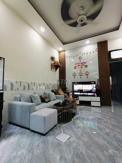 Nhà Đẹp Vào Ở Ngay 80m2 Full Thổ Cư, 4x20 Sổ Hồng Riêng, Đường nhựa 6m