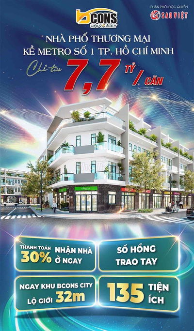 BÁN NHÀ PHỐ KINH DOANH MỌI NGÀNH NGHỀ- UNI VALLEY
