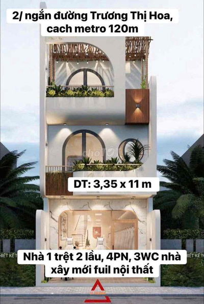 SIÊU PHẨM NGAY CẦU VƯỢT TÂN THỚI HIỆP ĐÚC 2 LẦU FULL NỘI THẤT